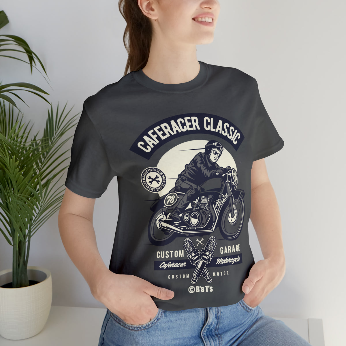 CAFE RACER Classic - Unisex Jersey Short Sleeve Tee