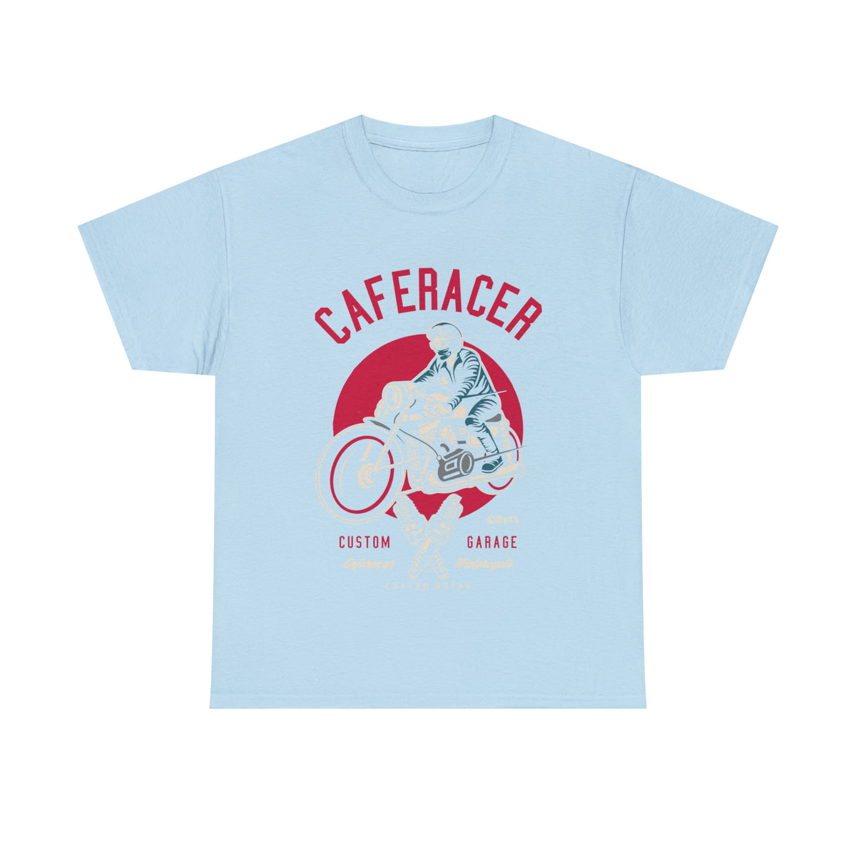 CAFE RACER Custom Garage - Unisex Heavy Cotton Tee