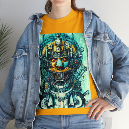 CYBERPUNK STEAMPUNK AUTON - Airt on a Shirt  - Unisex Heavy Cotton Tee - AUS