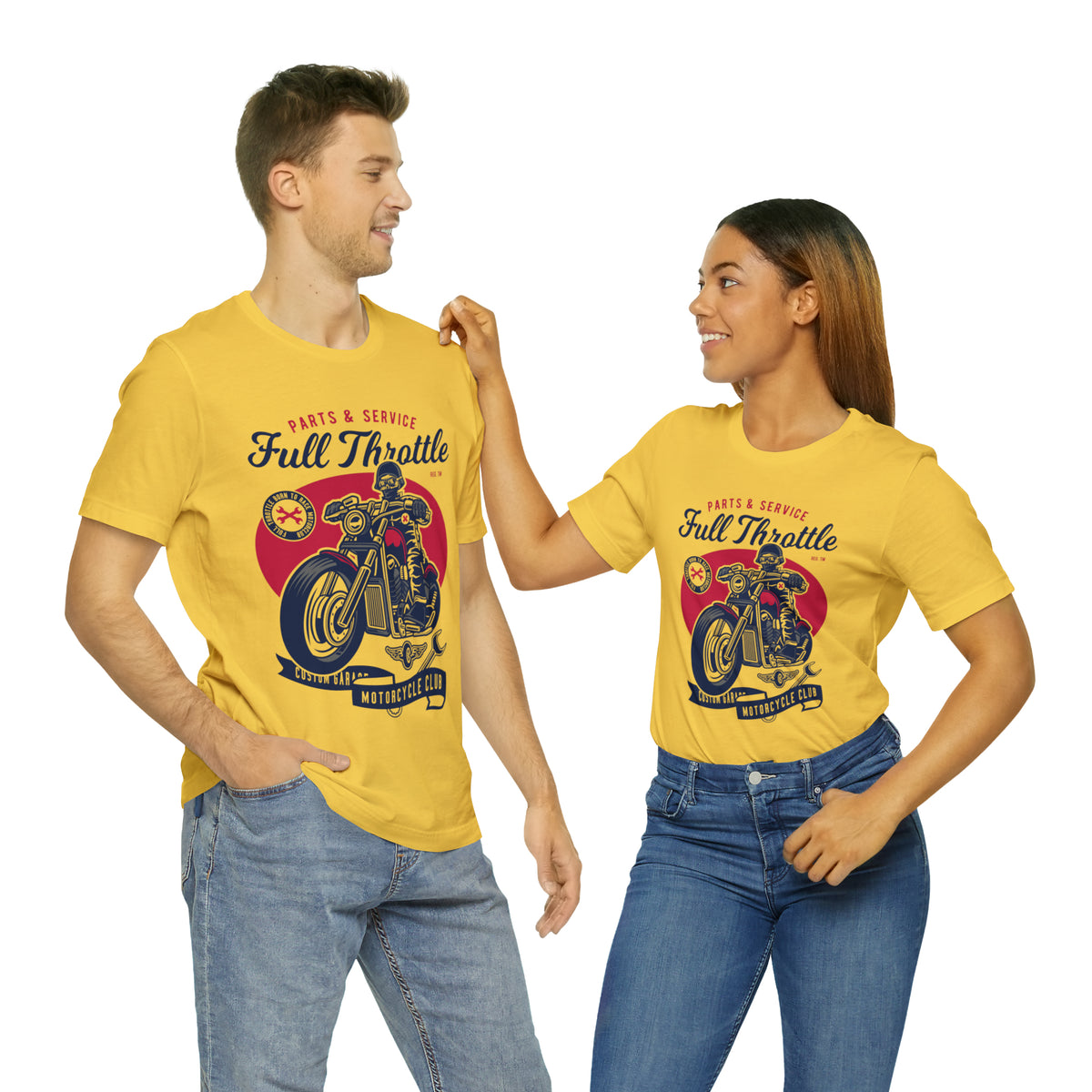 FULL THROTTLE Parts & Service - Unisex Jersey Short Sleeve Tee