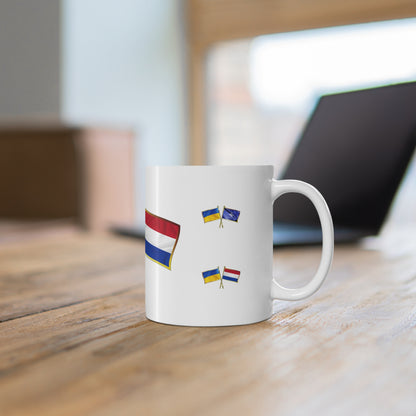 Ukrainian-Dutch NATO Supporter Mug