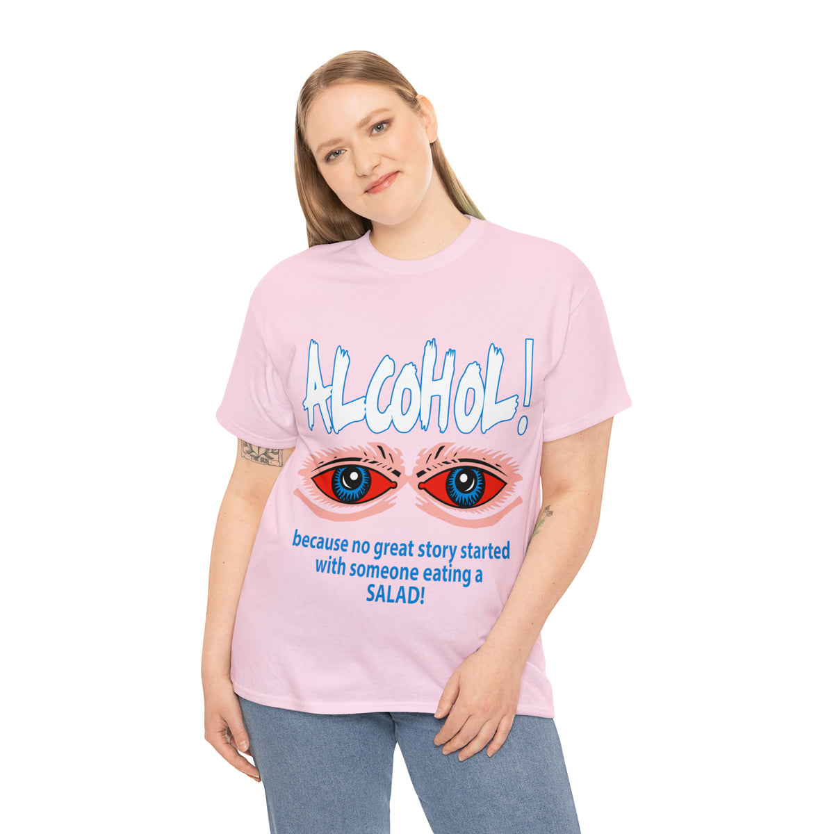 "ALC****" vs Salad - Funny Unisex Heavy Cotton Tee - AUS