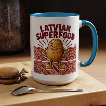 Latvian Superfood Mug | Funny Potato Gift | BalticAF