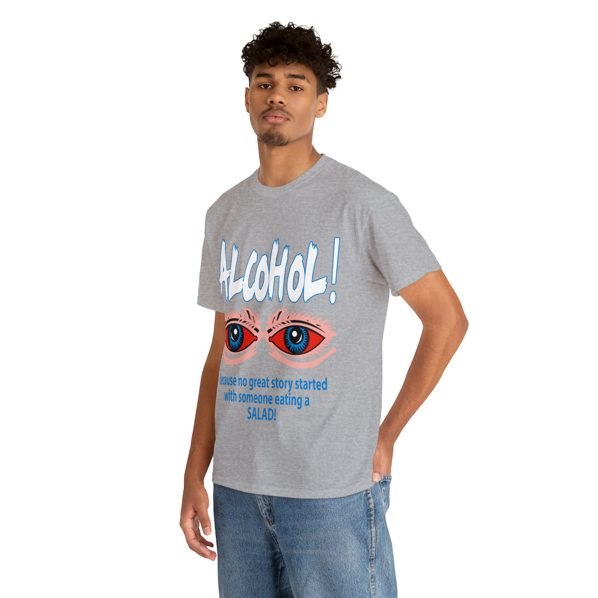 "ALC****" vs Salad - Funny Unisex Heavy Cotton Tee - AUS