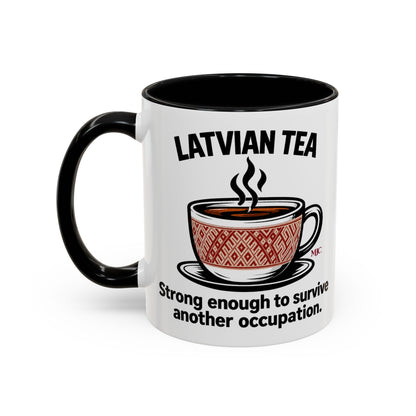 Latvian Tea Mug | Latvian Heritage & Humour Gift | BalticAF