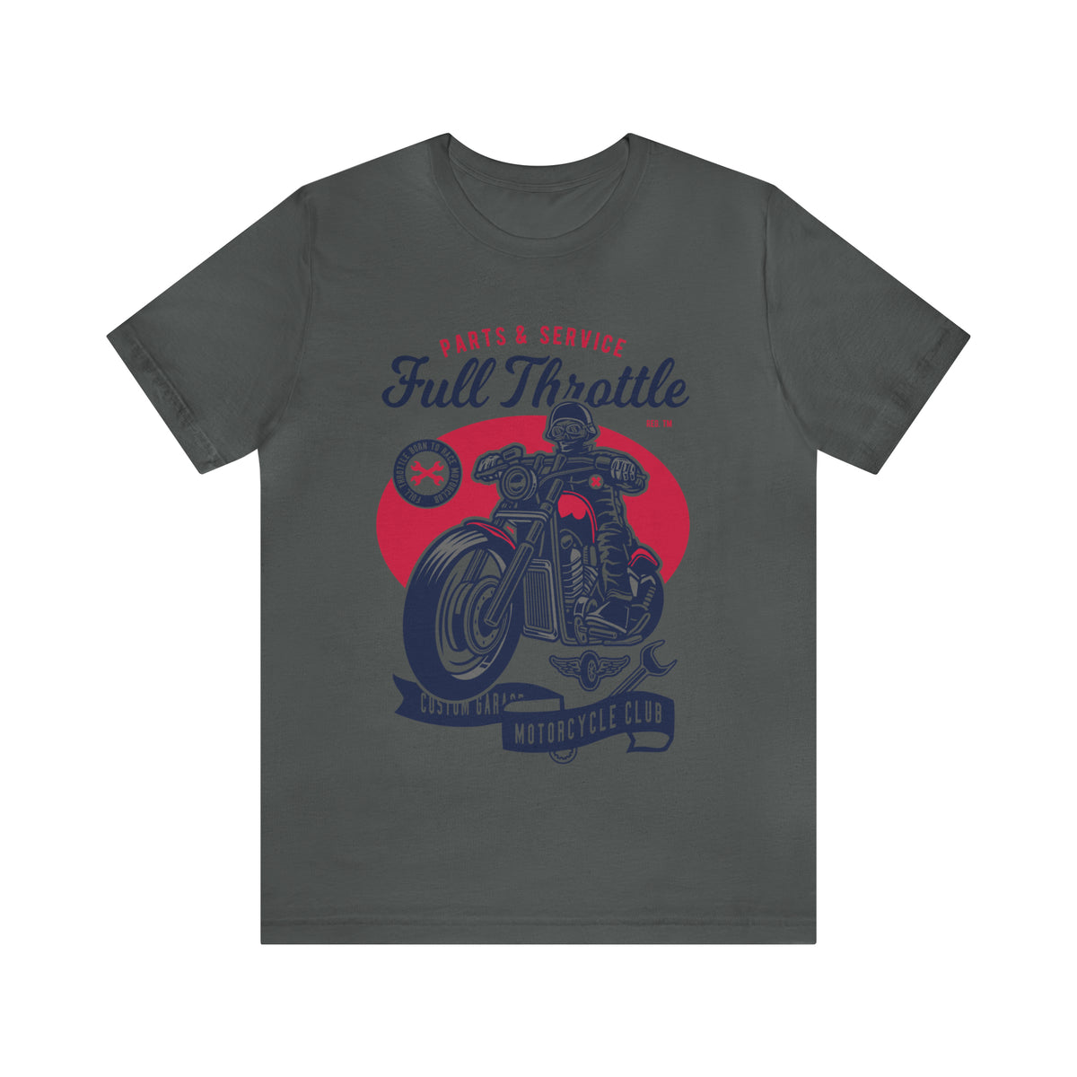 FULL THROTTLE Parts & Service - Unisex Jersey Short Sleeve Tee