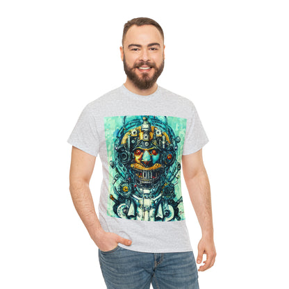 CYBERPUNK STEAMPUNK AUTON - Airt on a Shirt  - Unisex Heavy Cotton Tee - AUS
