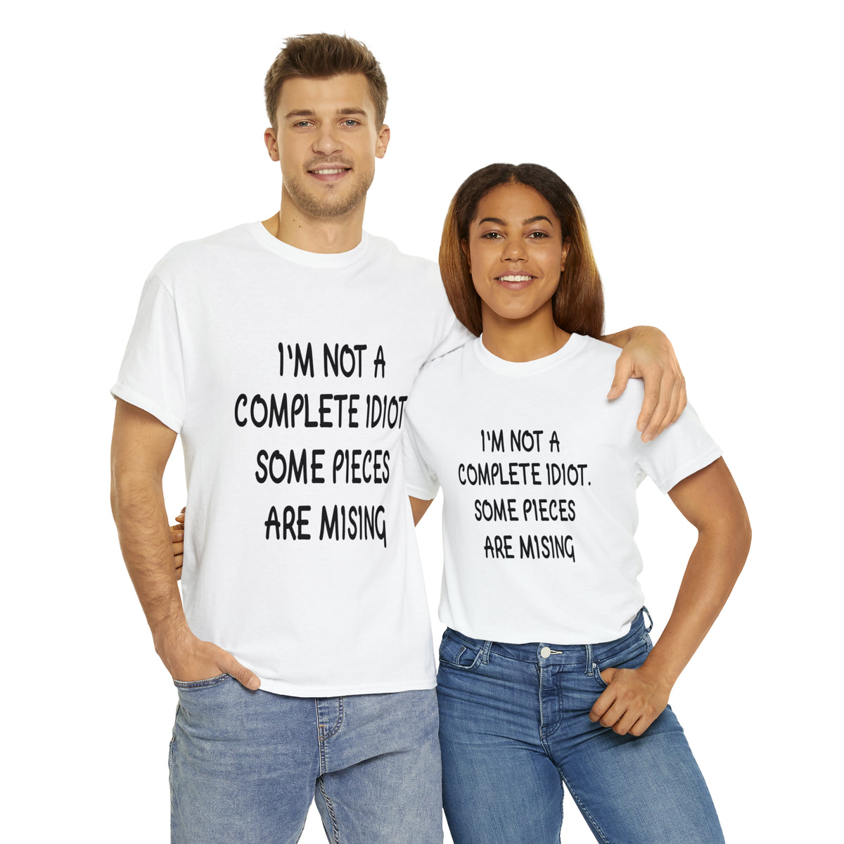 I'M NOT A COMPLETE ID*** - Unisex Heavy Cotton Tee - AUS