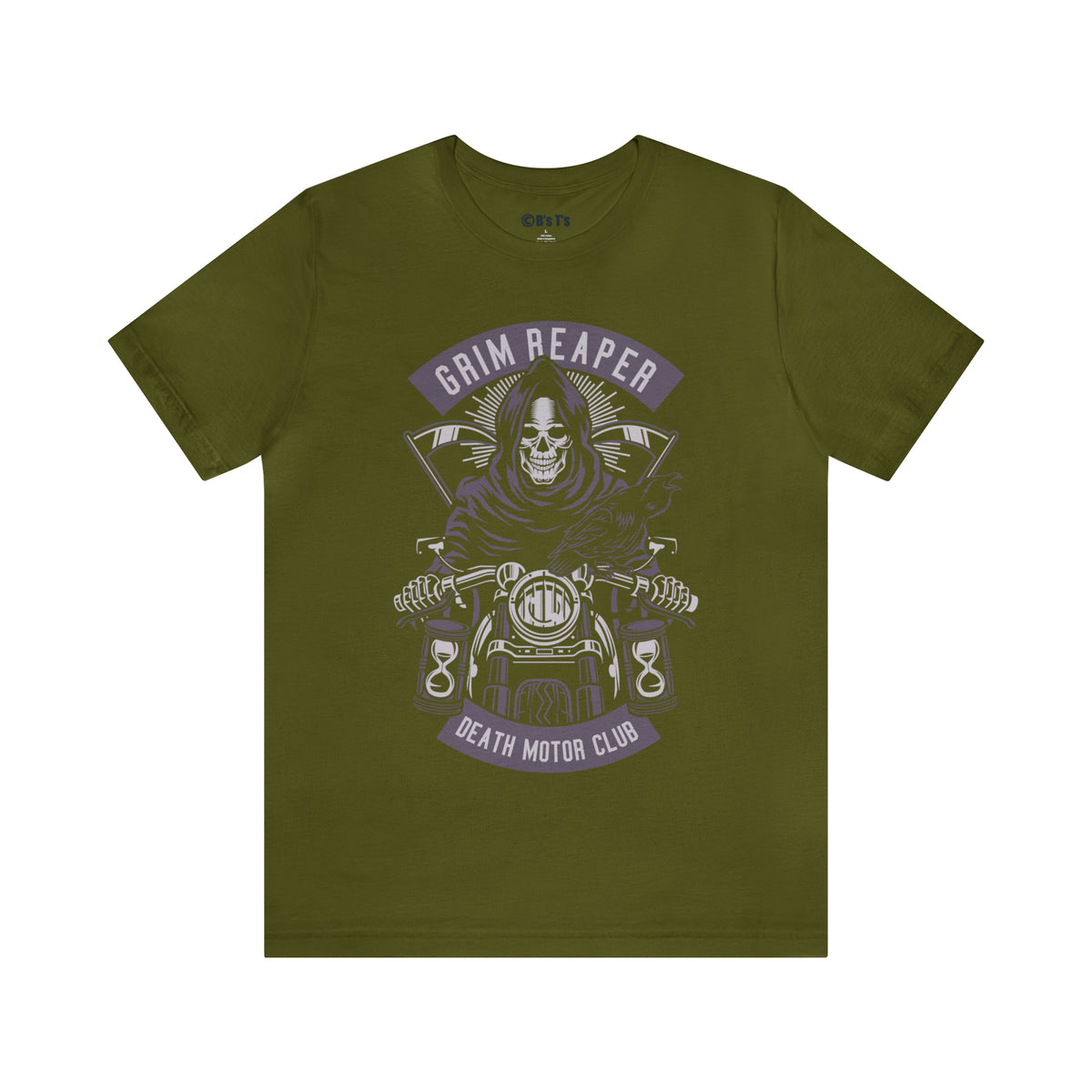 GRIM REAPER Moto Club - Unisex Jersey Short Sleeve Tee