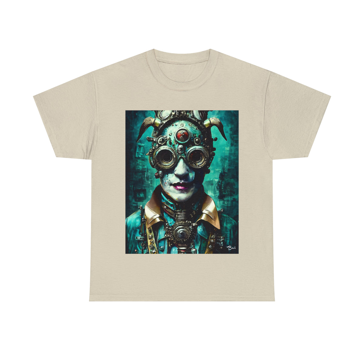 CYBER-STEAMPUNK LORD - Airt on a Shirt  - Unisex Heavy Cotton Tee - AUS