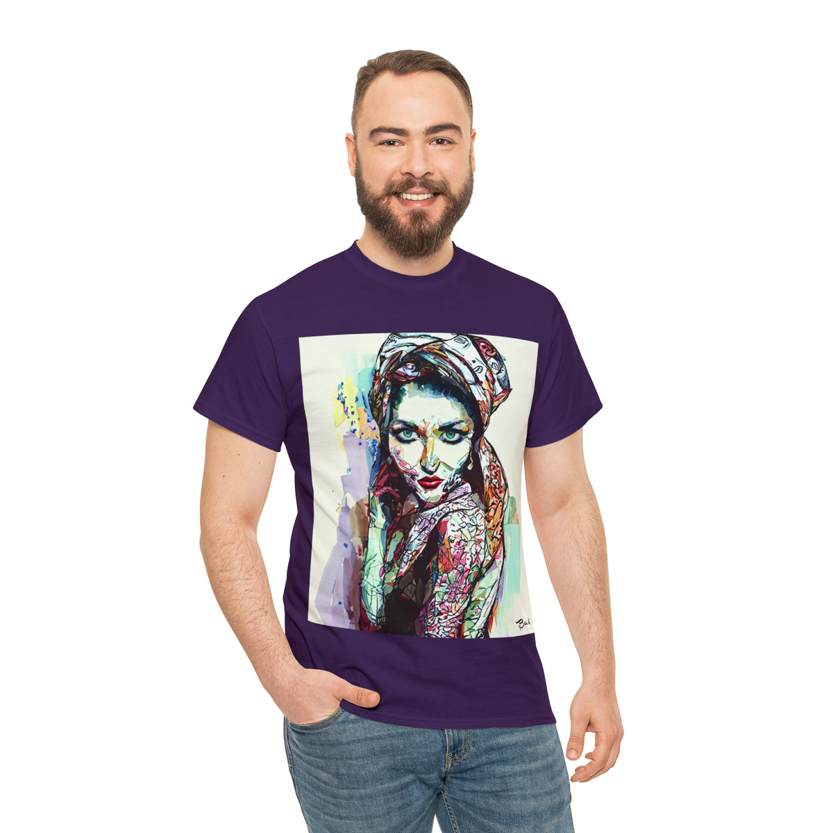 EASTERN BEAUTY - Airt on a Shirt  - Unisex Heavy Cotton Tee - AUS