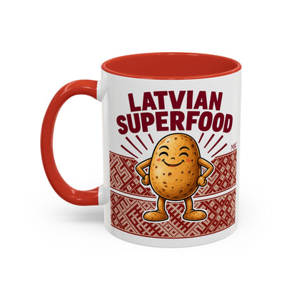 Latvian Superfood Mug | Funny Potato Gift | BalticAF