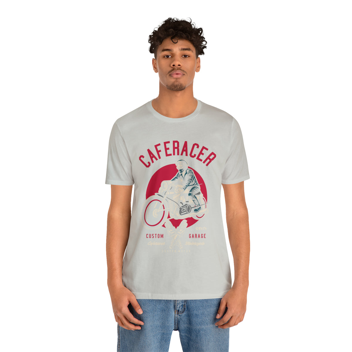 CAFE RACER Custom Garage - Unisex Jersey Short Sleeve Tee