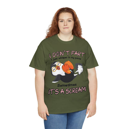 I DON'T FA*T - Funny Unisex Heavy Cotton Tee - USA