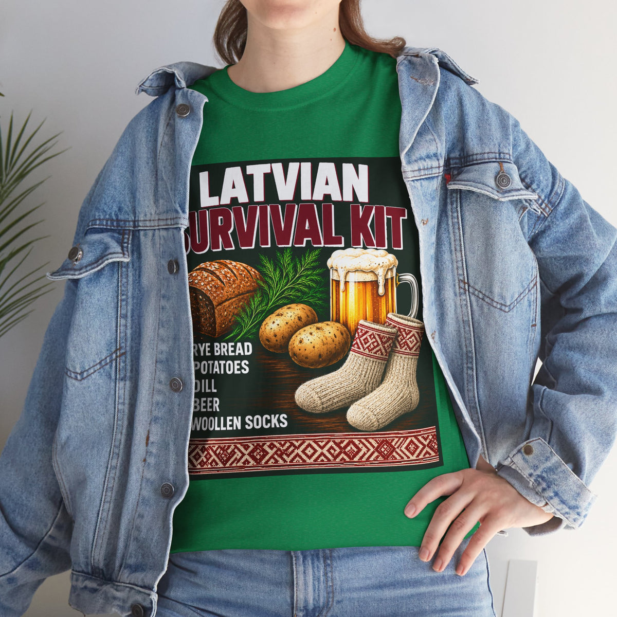 Latvian Survival Kit T-Shirt | Funny Latvian Gift | BalticAF