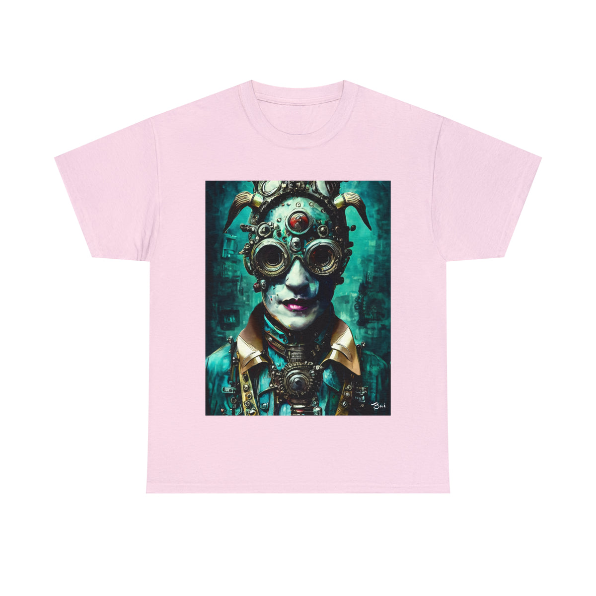 CYBER-STEAMPUNK LORD - Airt on a Shirt  - Unisex Heavy Cotton Tee - AUS