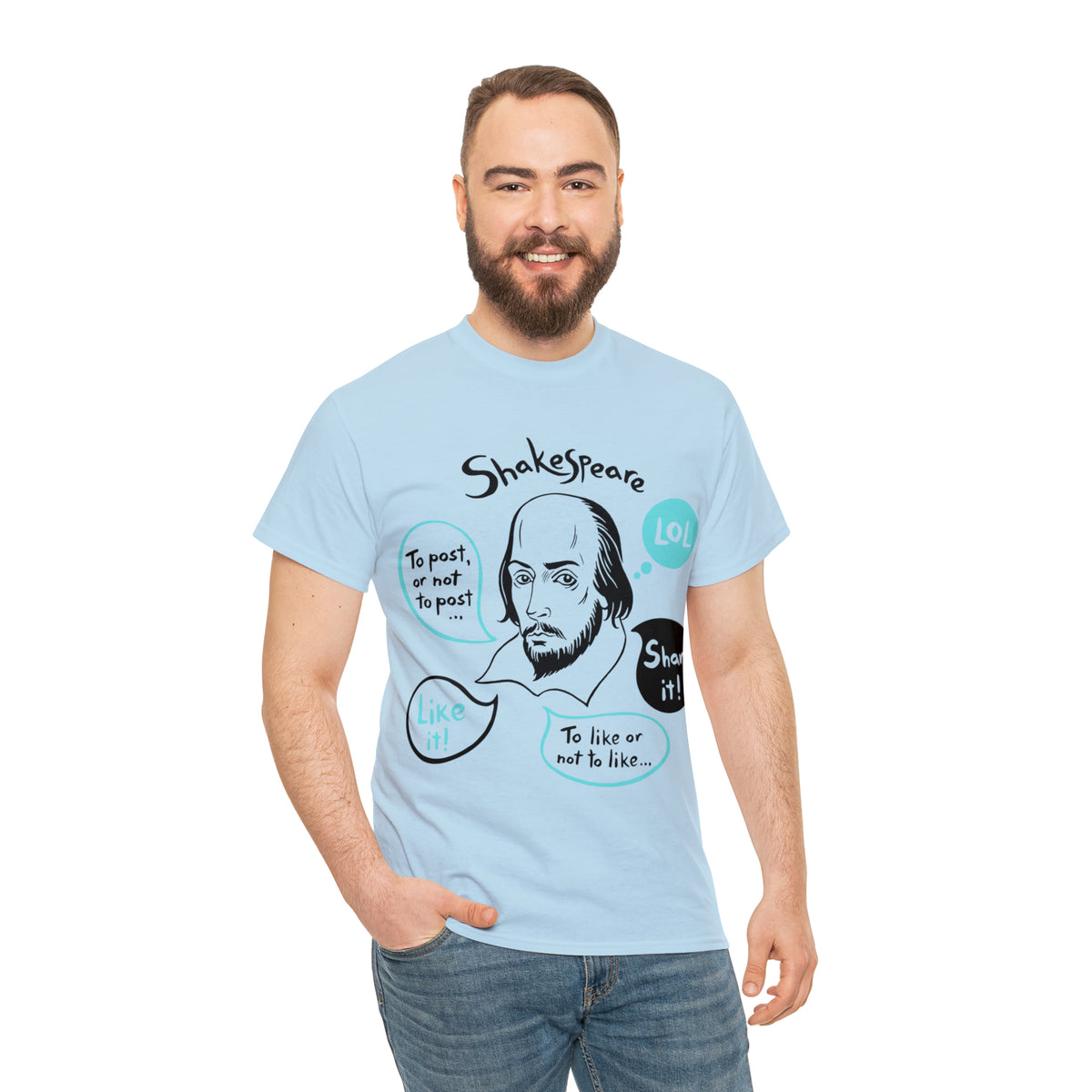 21st Century SHAKESPEARE  (light) - Unisex Heavy Cotton Tee