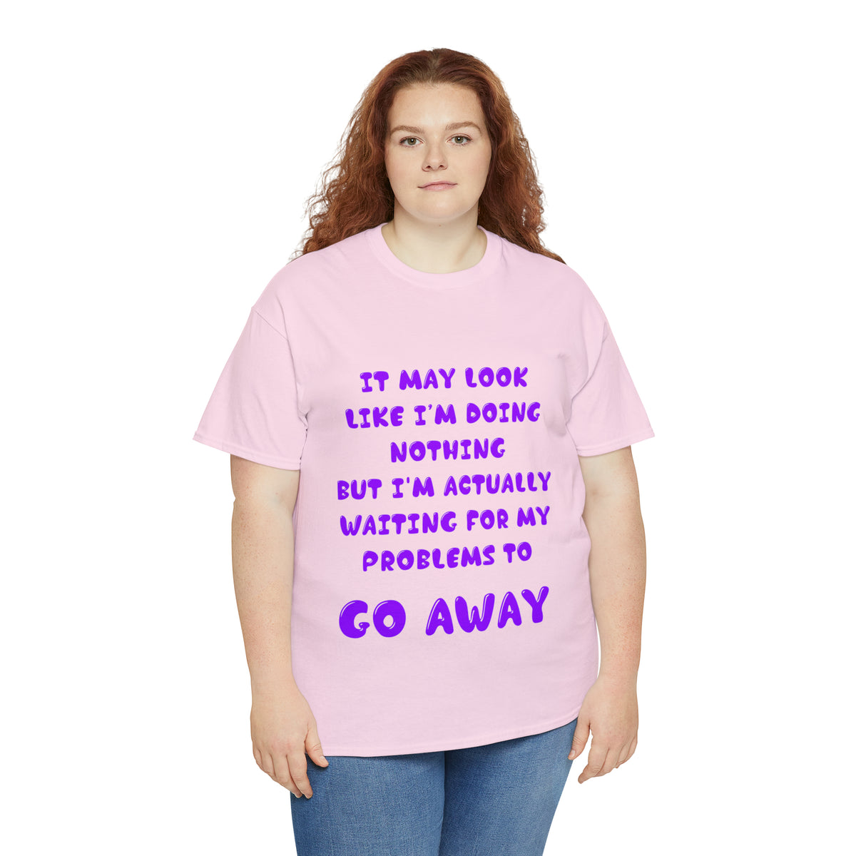 It May Look Like I'm Doing Nothing...  - Unisex Heavy Cotton Tee - AUS