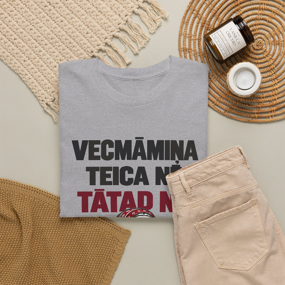 Vecmāmiņa Teica Nē T-Shirt | Latvian Grandma Gift | BalticAF