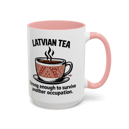 Latvian Tea Mug | Latvian Heritage & Humour Gift | BalticAF