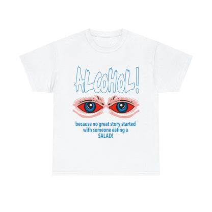 "ALC****" vs Salad  - Funny Shirt - Unisex Heavy Cotton Tee - USA