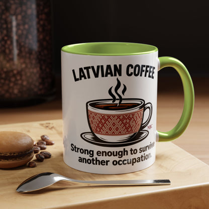 Latvian Coffee Mug | Funny Latvian Heritage Gift | BalticAF