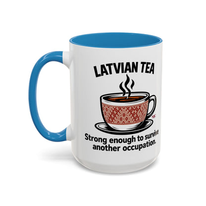 Latvian Tea Mug | Latvian Heritage & Humour Gift | BalticAF