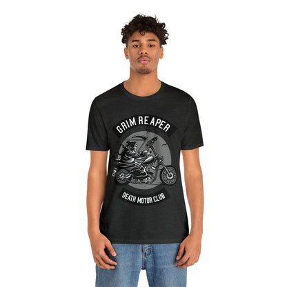 GRIM REAPER Death Motor Club - Unisex Jersey Short Sleeve Tee