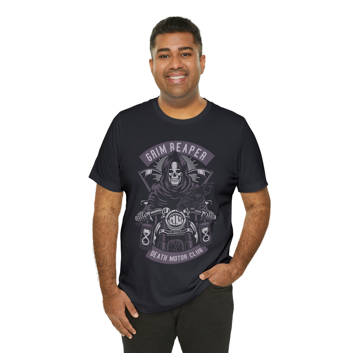 GRIM REAPER Moto Club - Unisex Jersey Short Sleeve Tee