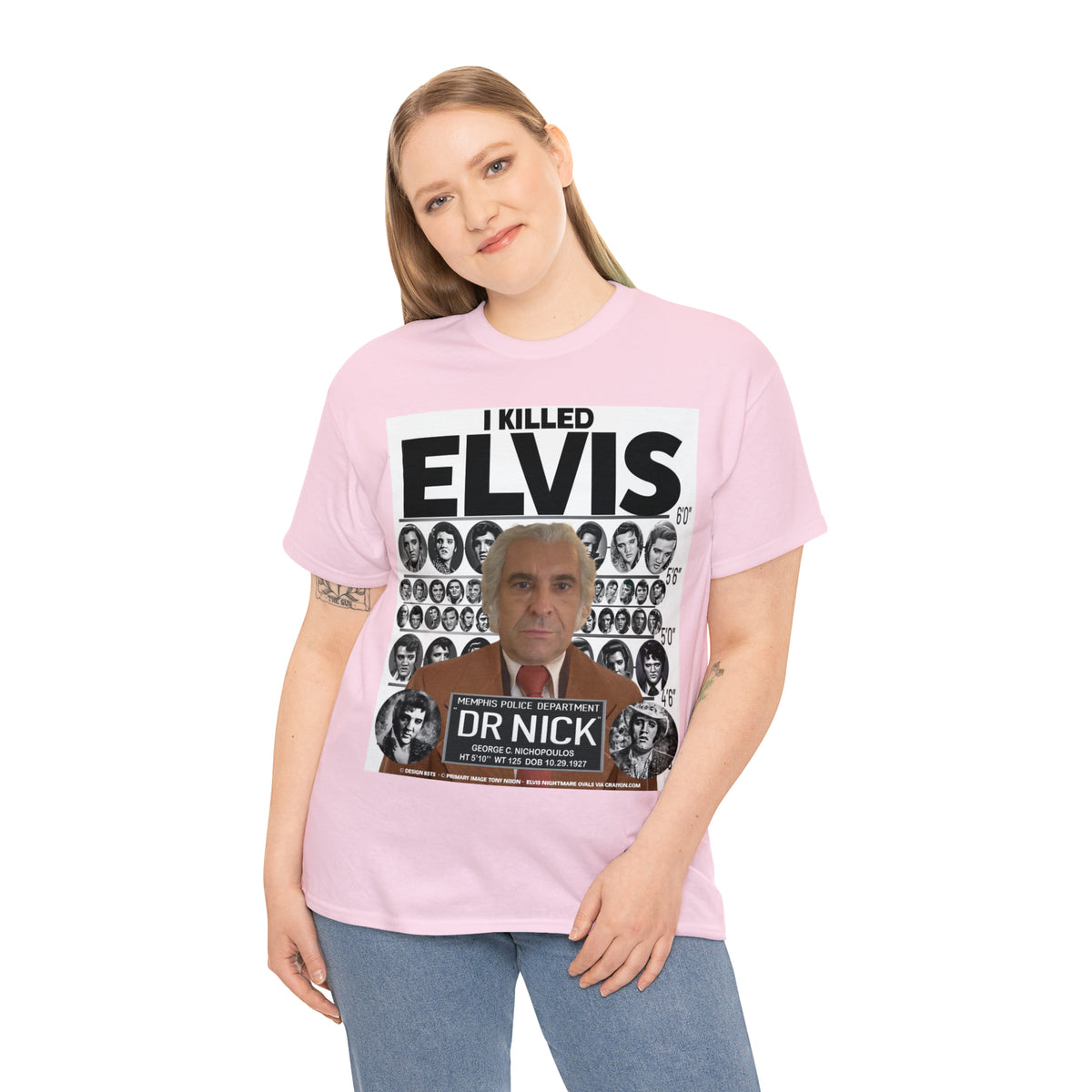 I KI**** ELVIS - Unisex Heavy Cotton Tee - USA