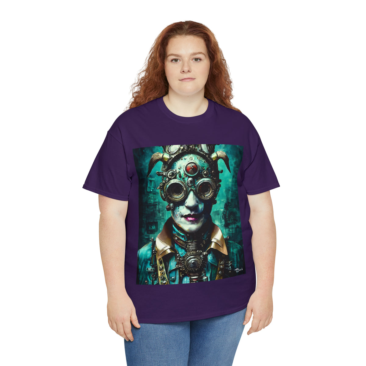 CYBER-STEAMPUNK LORD - Airt on a Shirt  - Unisex Heavy Cotton Tee - AUS