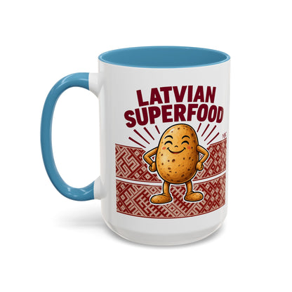 Latvian Superfood Mug | Funny Potato Gift | BalticAF