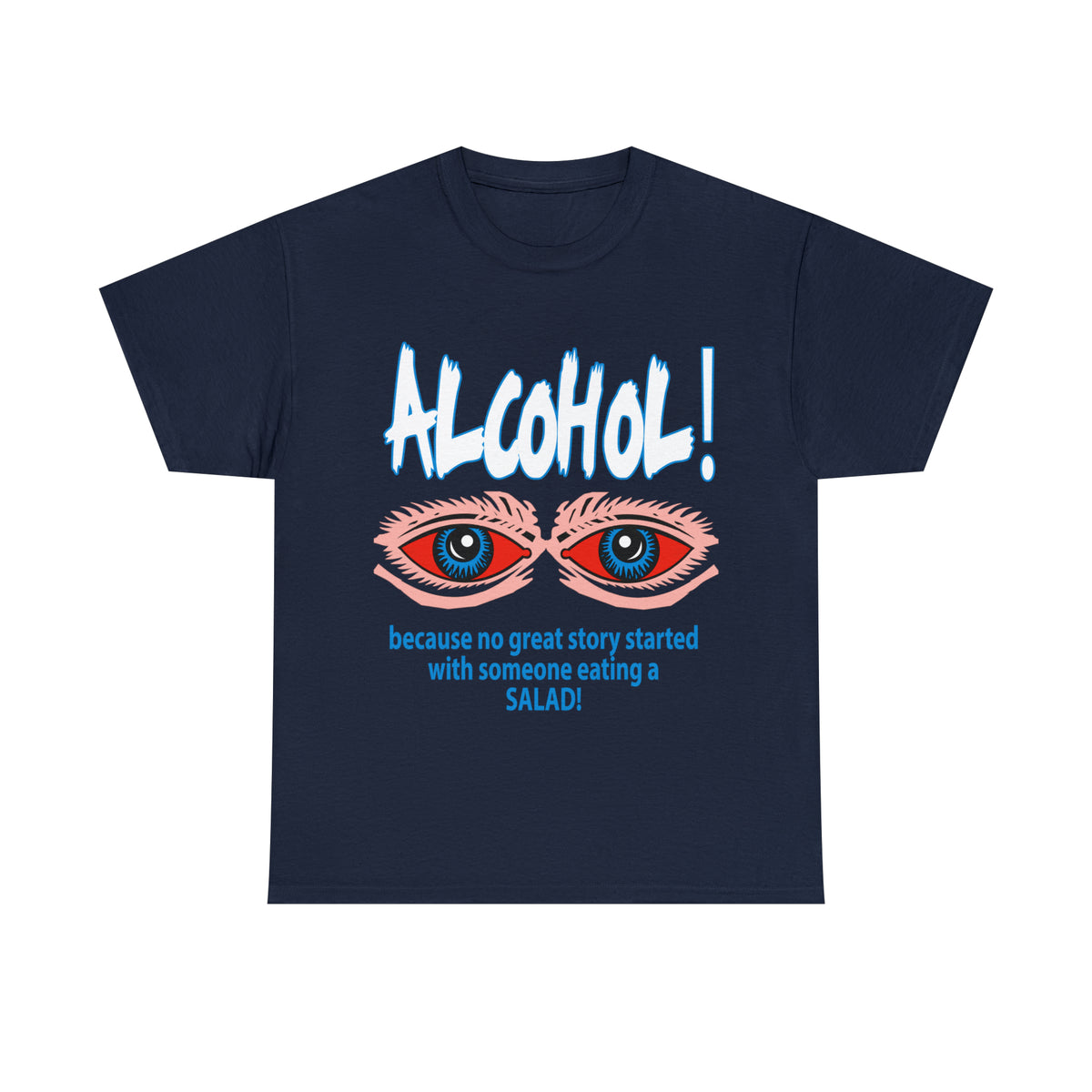 "ALC****" vs Salad  - Funny Shirt - Unisex Heavy Cotton Tee - USA