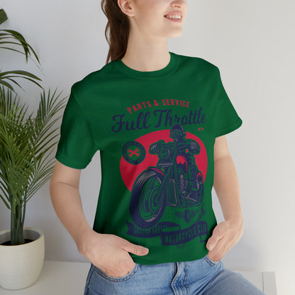 FULL THROTTLE Parts & Service - Unisex Jersey Short Sleeve Tee