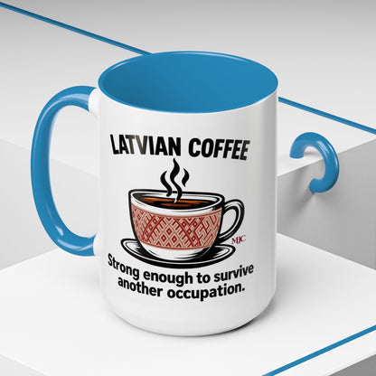 Latvian Coffee Mug | Funny Latvian Heritage Gift | BalticAF