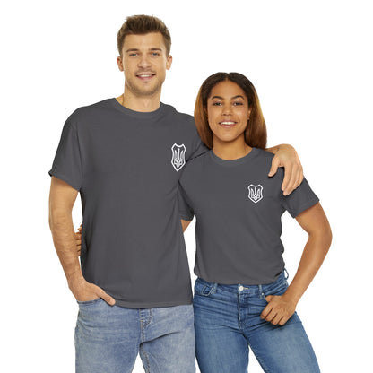 ICONIC UKRAINIAN TRIDENT T-SHIRT version 2 - Unisex Heavy Cotton Tee - AUS