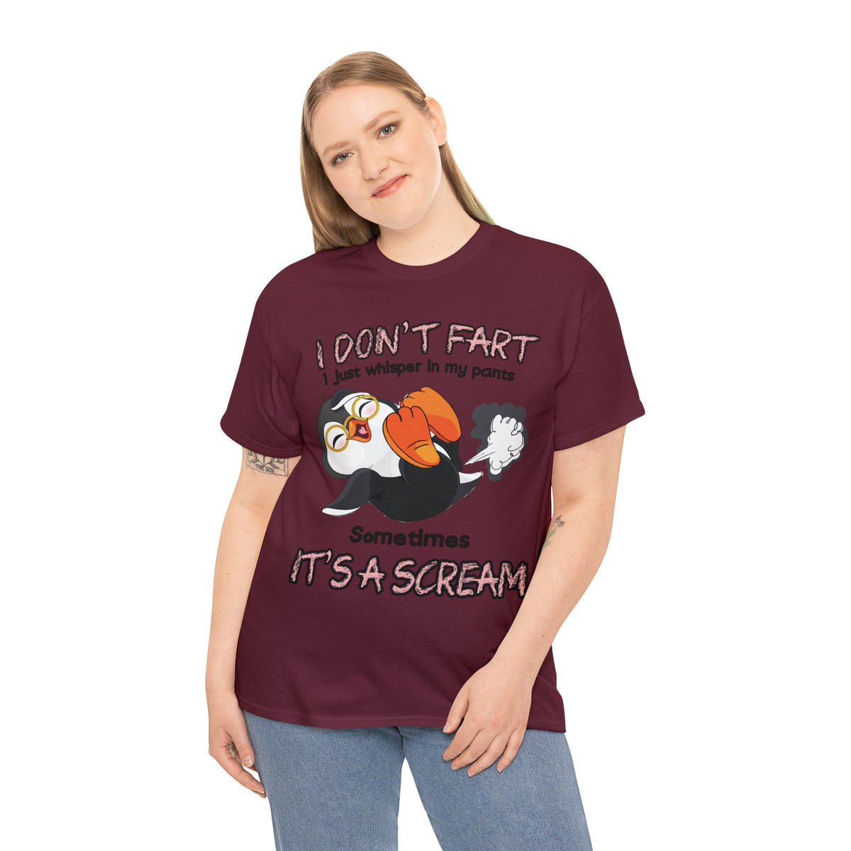 I DON'T FA*T - Funny Unisex Heavy Cotton Tee - USA