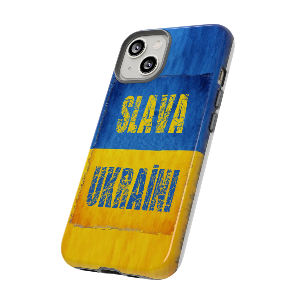 "SLAVA UKRAĪNI" FLAG - Tough Cases