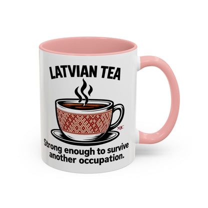 Latvian Tea Mug | Latvian Heritage & Humour Gift | BalticAF