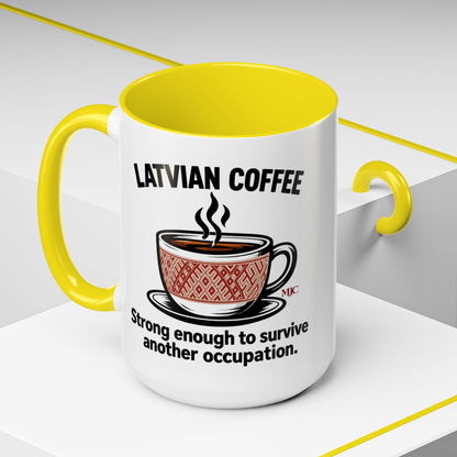 Latvian Coffee Mug | Funny Latvian Heritage Gift | BalticAF