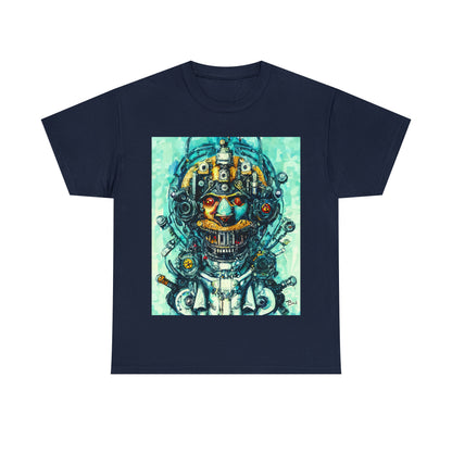 CYBERPUNK STEAMPUNK AUTON - Airt on a Shirt  - Unisex Heavy Cotton Tee - AUS