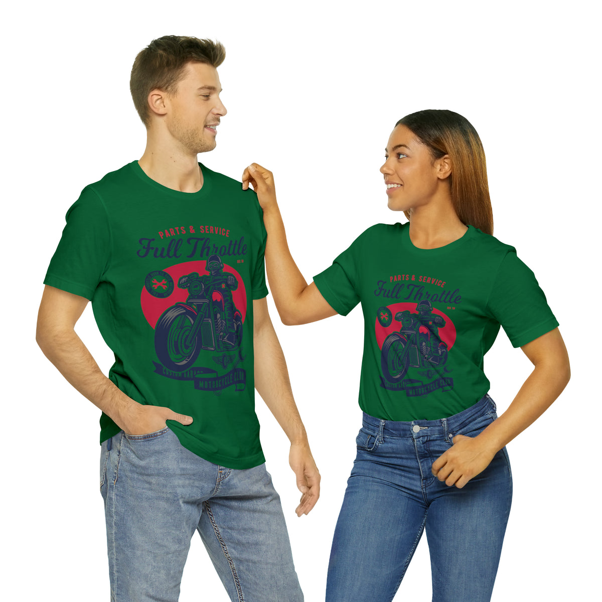 FULL THROTTLE Parts & Service - Unisex Jersey Short Sleeve Tee