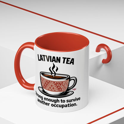 Latvian Tea Mug | Latvian Heritage & Humour Gift | BalticAF