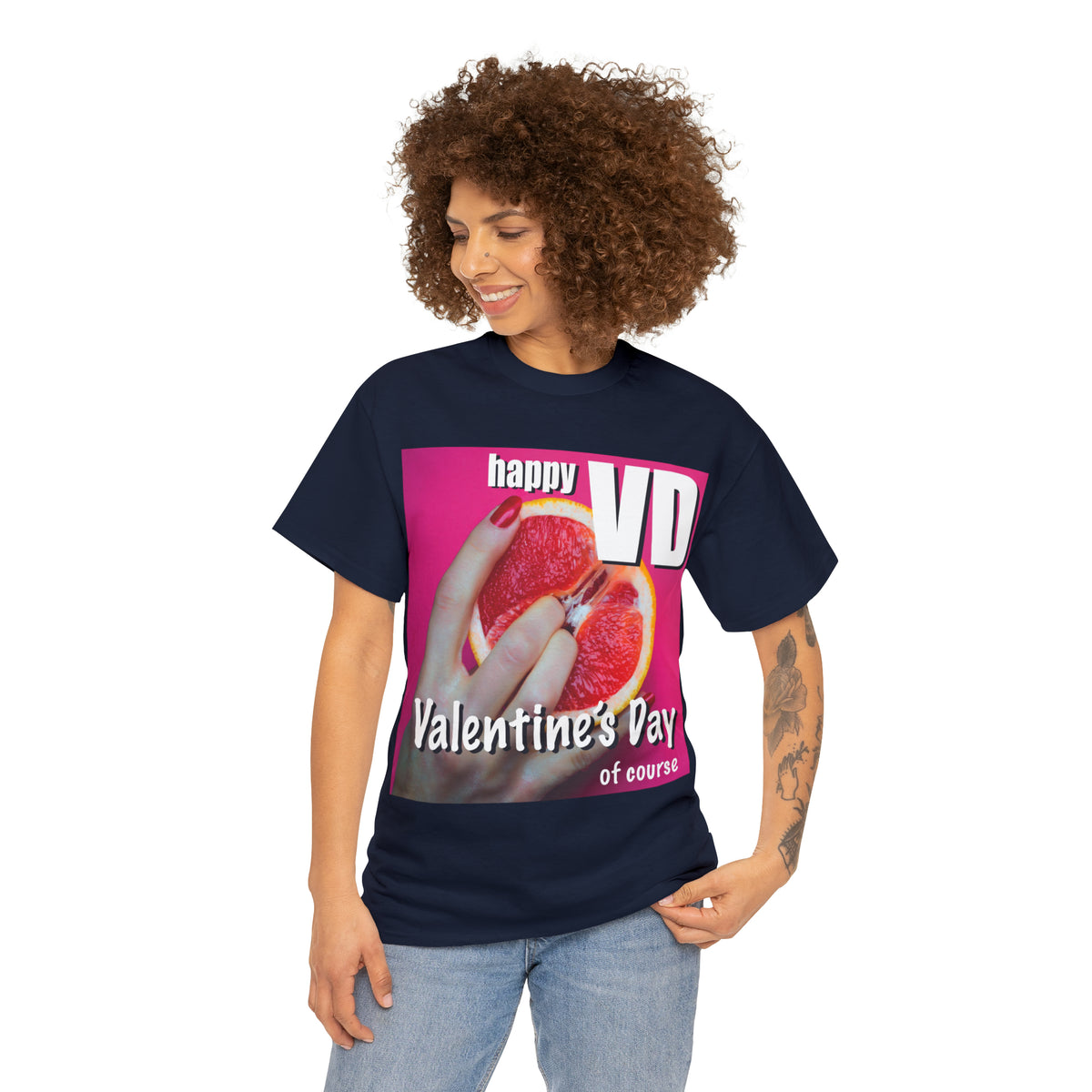Happy VD - Unisex Cotton Tee