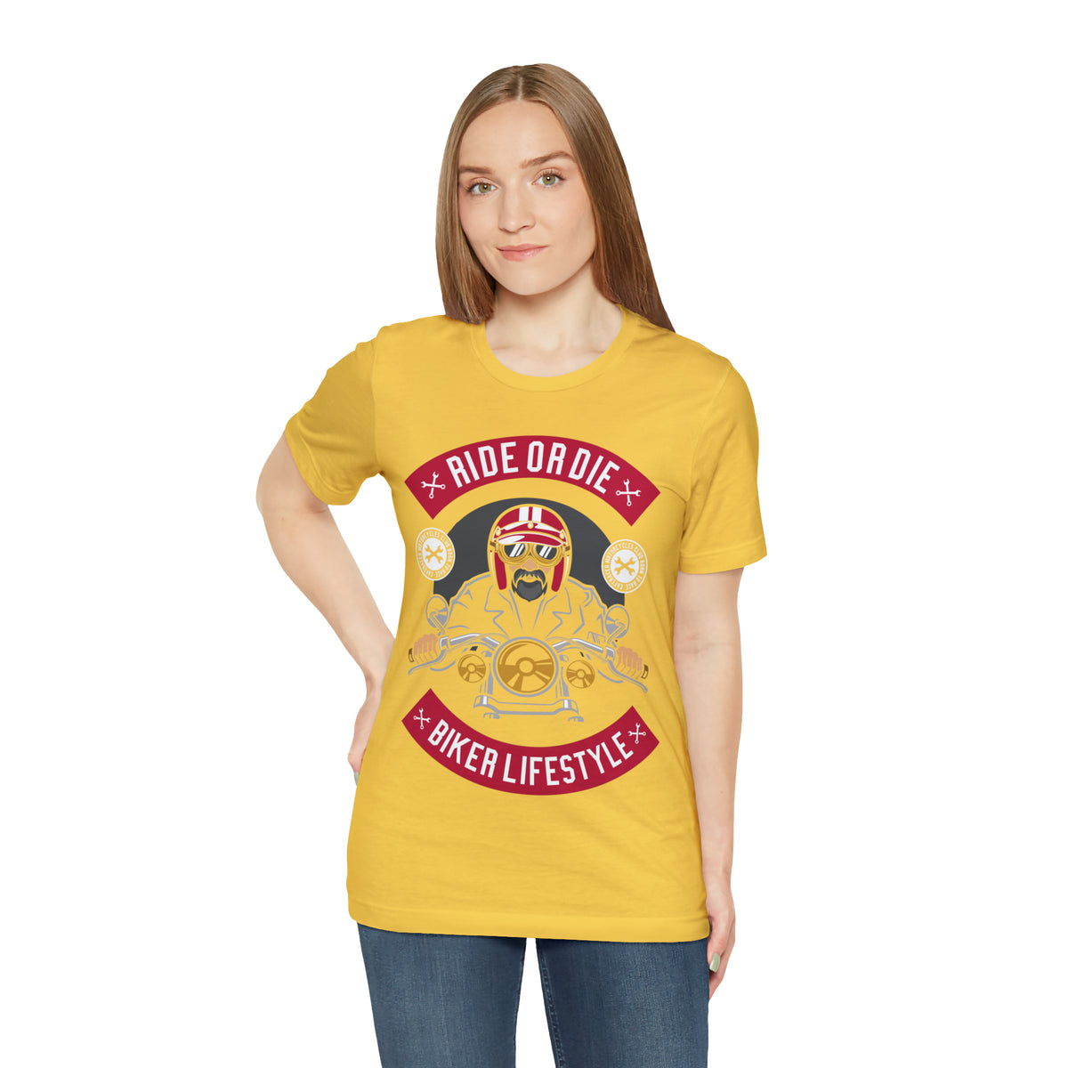 BIKER LIFESTYLE - Ride or Die - Unisex Jersey Short Sleeve Tee