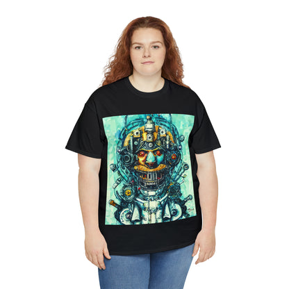 CYBERPUNK STEAMPUNK AUTON - Airt on a Shirt  - Unisex Heavy Cotton Tee - AUS