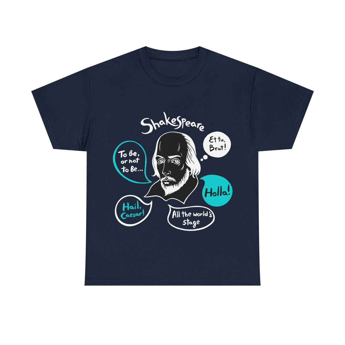 SHAKESPEARE (dark) - Unisex Heavy Cotton Tee