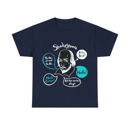 SHAKESPEARE (dark) - Unisex Heavy Cotton Tee