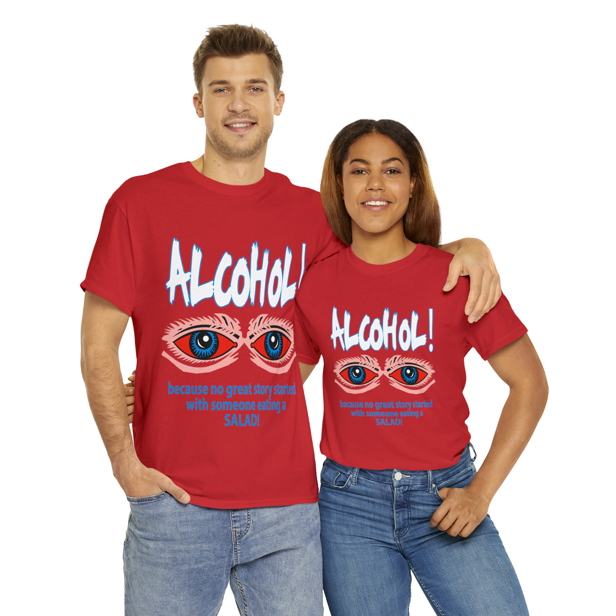 "ALC****" vs Salad - Funny Unisex Heavy Cotton Tee - AUS