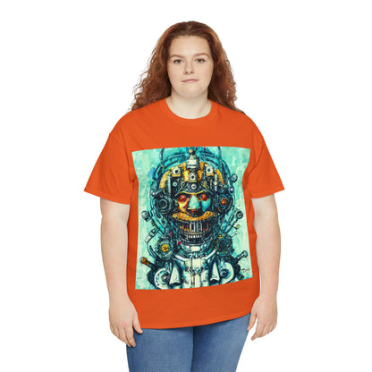 CYBERPUNK STEAMPUNK AUTON - Airt on a Shirt  - Unisex Heavy Cotton Tee - AUS